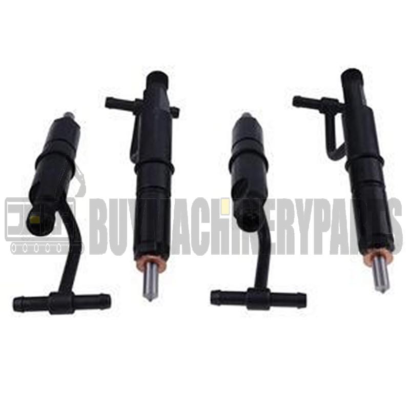 4Pcs Fuel Injector VI8944422250 for Isuzu Engine 4JB1 Kobelco Excavator SK80CS-1E 80MSR-1E 70SR-1E 70SR-1ES 80MSR-1ES