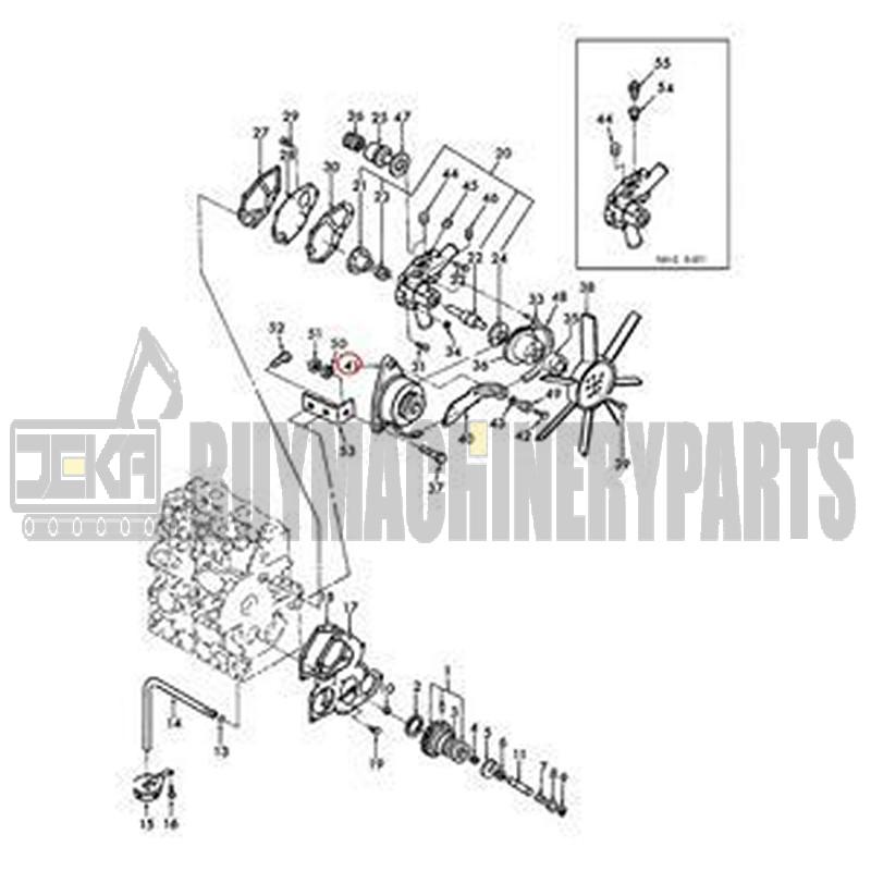 12V 20A Alternator SBA185046160 for New Holland Mower CM222 CM224 CM272 CM274 Tractor 1215 1220