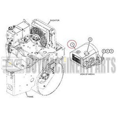 Hydraulic Fan Motor 307-3036 for Caterpillar CAT Skid Steer Loader 216B 226B 232B 236B 236D 242B 242B3 242D 252B