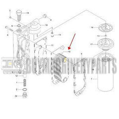 Oil Cooler Core 3918175 for Hyundai Loader HL25C HL760 HL760-3 Excavator R280LC R290LC R290LC-7 R320LC-3 R330LC-9S