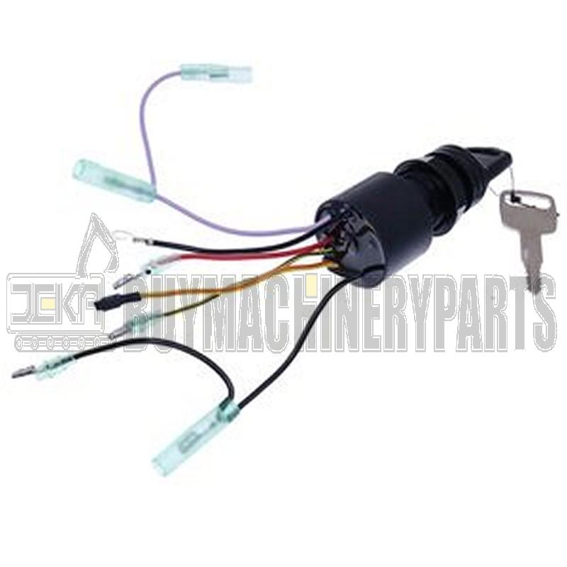 Outboard Ignition Switch Push to Choke Off/Run/Start for Sierra MP51090