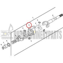 Universal Joint R212901 for John Deere Tractor 5045E 5075E 5090R 5100R 5103 5220 5225