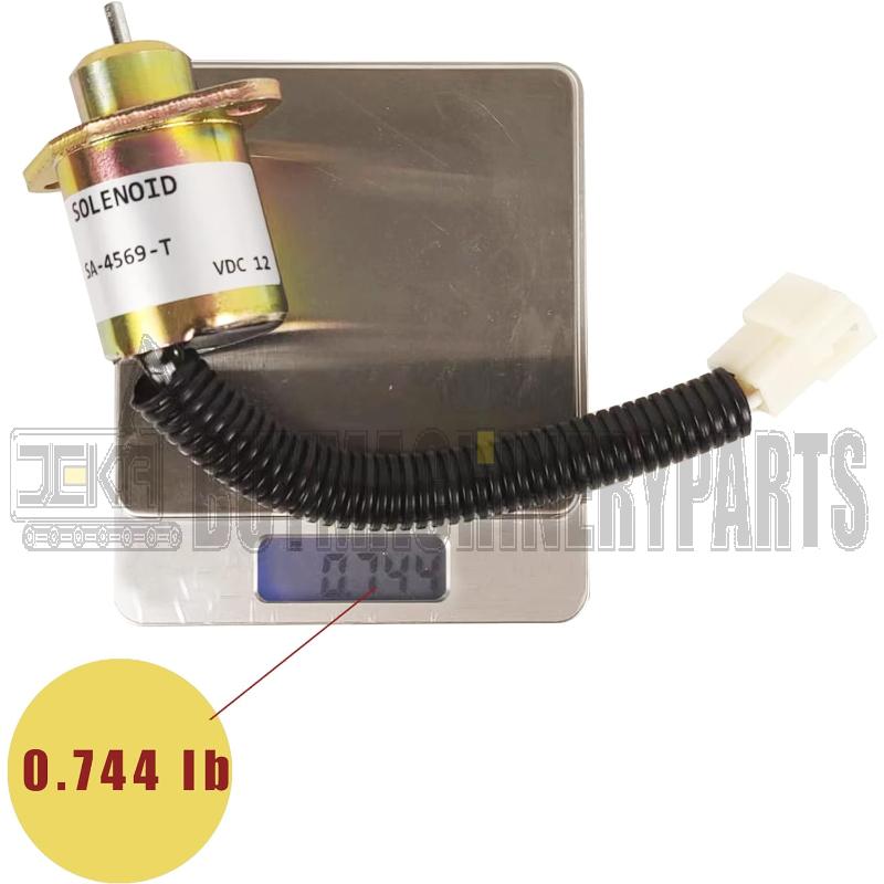 SA-4569-T Fuel Shut Off Solenoid 1503ES-12A5UC5S 17454-60010 1503ES-1, Fuel Shutdown Solenoid Fit for Kubota BX22D F2560E F3060 V1505T