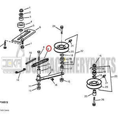 Extension Spring M47400 for John Deere Tractor GT262 GT275 GX325 GX335 GX345 GX355