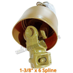 New 36 46" Tractor PTO Shaft Driveshaft for 1-3/8" x 6 Spline Both Ends Series 5