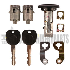 Ignition Key Switch Cylinder &amp; 2 Door Lock Set 2 SAME KEYS MATCHED For Chevy