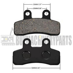 2 PCS Disc Brake Pad for Taotao Roketa Apollo Dirt Bike Pit Bike T60 110cc 125cc