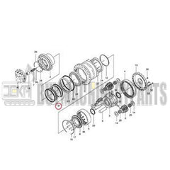 Floating Seal 719282 for Komatsu Doosan Excavator SOLAR155LC-V SOLAR170LC-V SOLAR175LC-V SOLAR175LC-V SOLAR150LC-V TXC175-1