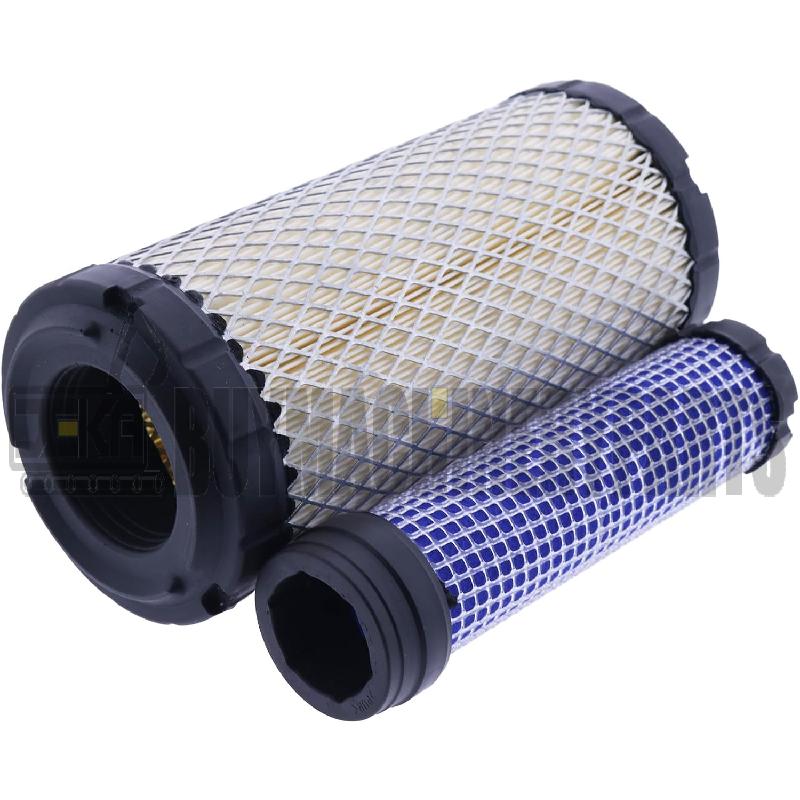 Air Filter Kit 6673752 6673753 Compatible for Bobcat 319 320 321 322 323 324 418 E08 E10 E14 E16 E17 E19 E20 E25 E26 Replacement