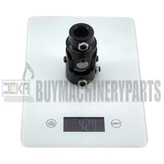 1" DD X 3/4"-36 Spline Black Steering Universal Joint Single U Joint Shaft,Total Length: 83mm (3-1/4")