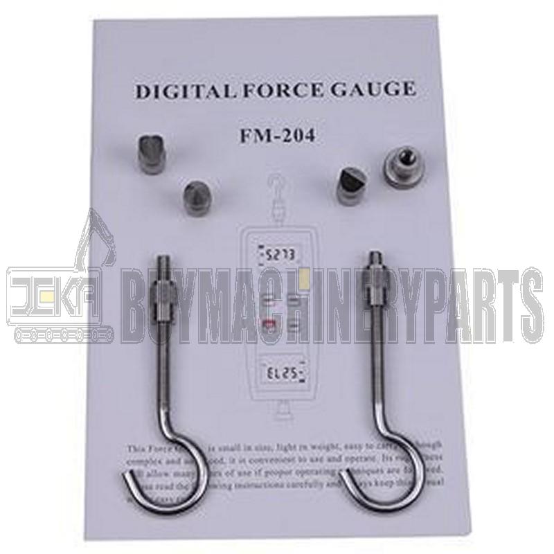 FM-204-100K 980N 100kgf 220Lbf Digital Force Gauge Push Pull Gauge Dynamometer Peak Track Mode 0.5% Accuracy