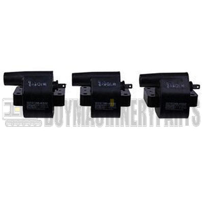 3 PCS OEM Ignition Coil MIA11721 for Yanmar Engine 3TNV70 John Deere Gator Utility Vehicle XUV UV72 4X4 XUV825i