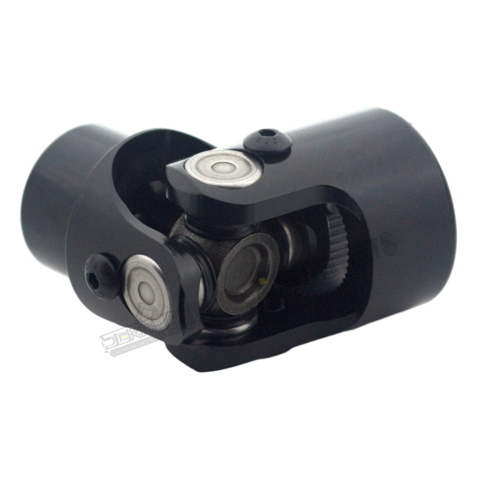 1" 48 Spline X 3/4" DD Steering Shaft Steering Column U Joint Coupler Black NEW - Buymachineryparts