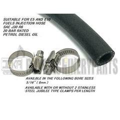 8MM Rubber Reinforced Fuel Hose E10 Unleaded Petrol Diesel Oil Line Fuel Pipe