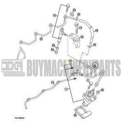 Fuel Injection Pipe 8974848140 8980305720 for Isuzu Engine 4LE1 4LE2 Kobelco Excavator 80CS SK80CS-2 70SR SK70SR-2