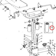 Premium Oil Filter RE21058 for John Deere 6101 Engine Tractors