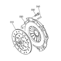 Pressure Plate 6C040-13300 for Kubota Tractor B1700D B21 B2100D B2400D B2410HSD B2710HSD B7500D L2501H L3800H L3901H