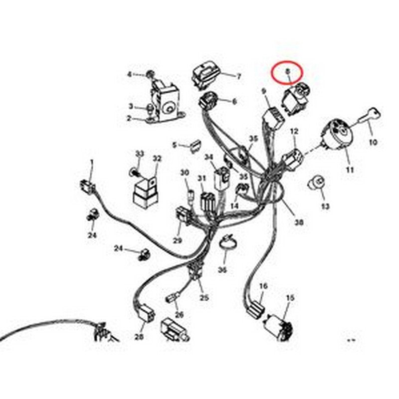 PTO Switch GY20939 for John Deere Tractor 92H D140 D160 D170 X135R X155R X165