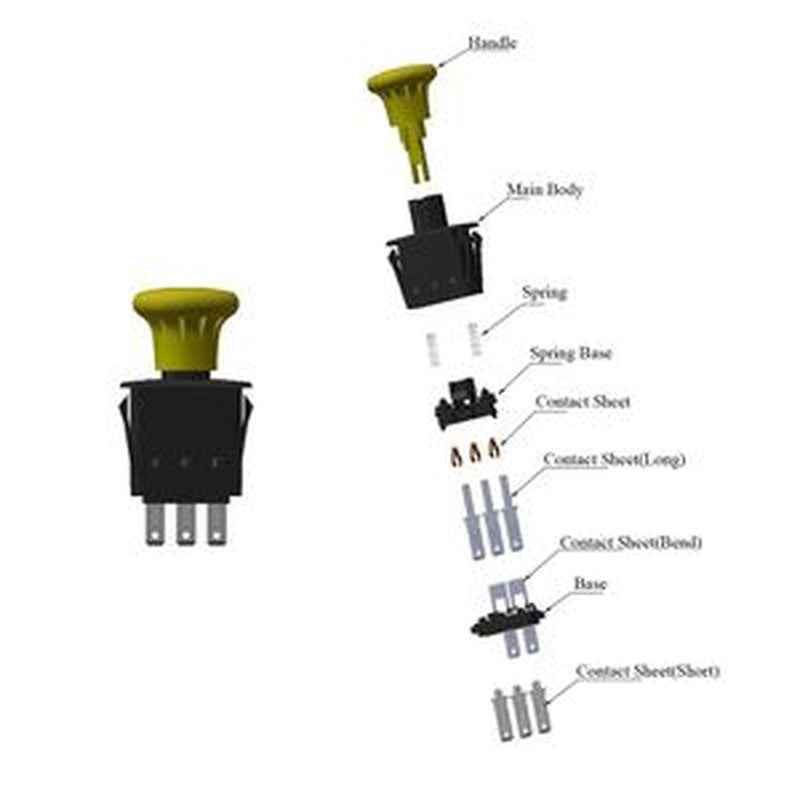 PTO Switch 116-124 430-210 K3011-62301 for Exmark Toro