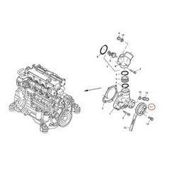 Pulley VOE20405705 fit VOLVO Penta TAD520GE TD520VE Wheel Loaders