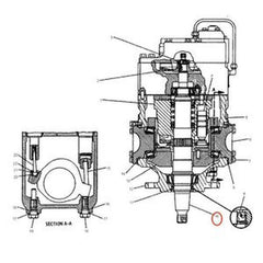 Veio da bomba 8J-5592 para motores Caterpillar CAT 3306/3406