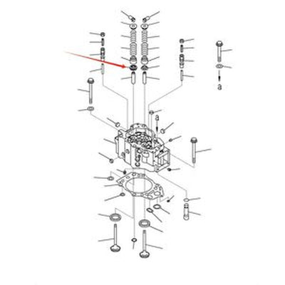 2 unidades de cargadora de ruedas Komatsu 6266-41-4510 WA900-8 WA800-8