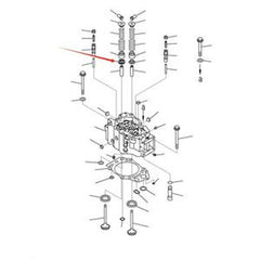 2 Pcs Komatsu 6266-41-4510 Wheel Loader WA900-8 WA800-8