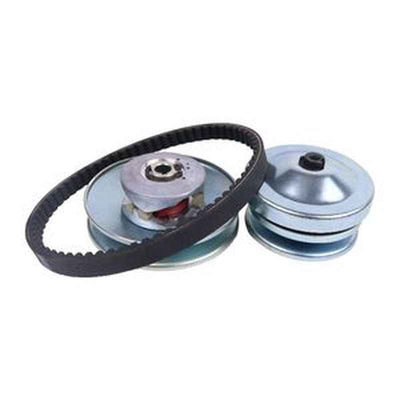 Rear Clutch Drive Pulley & Belt for Coleman Go Kart 196cc