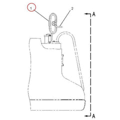 Rear View Mirror 1225311 for Caterpillar CAT Excavator 305.5 306 307B 307D 311B 312B 315B 320 L 307C