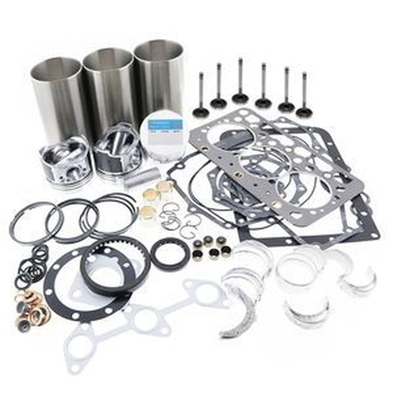 Rebuild Kit for Yanmar 3TNC80 Engine - Fits Excavator B32, B25, Tractor F200, F220