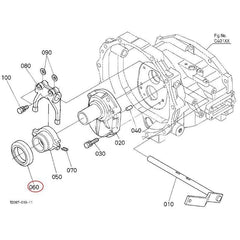 Cojinete de liberación TC650-26350 para tractor Kubota L4060DT L45 L4600F L4701F MX5200F M7040F MX5100F MX5200DT 