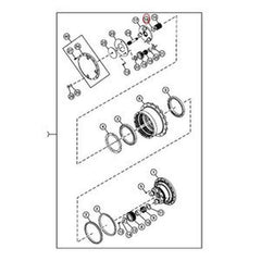 Retaining Ring 0693010 for John Deere Excavator 160C 160LC EX160LC-5