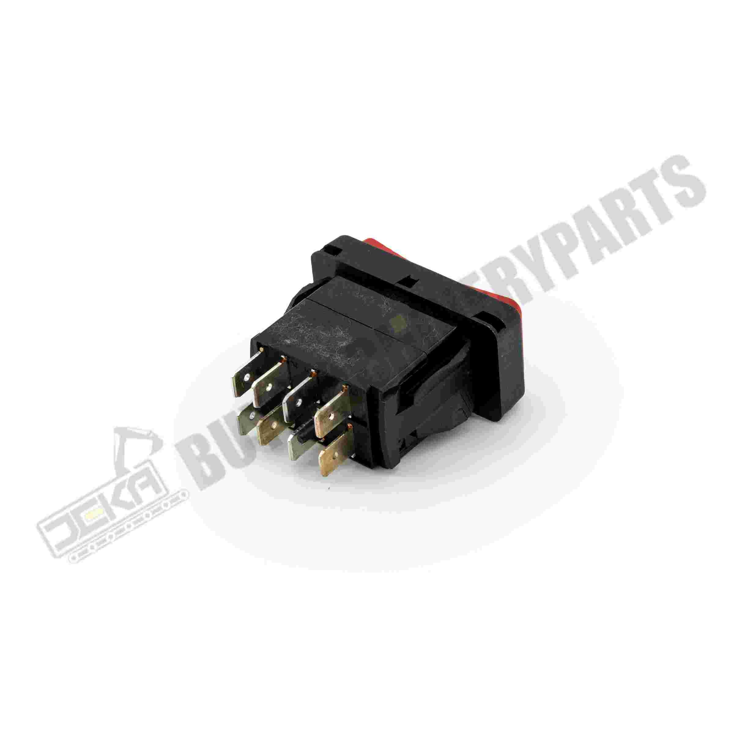 12k Telehandler Rocker Switch 5 Pin Rocker Switch 8223054 for JLG SkyTrak Telehandler 6036 6042 8042 10042 ...