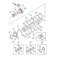 Vibration Damper 3925568 for Cummins 6C8.3 QSC8.3 ISC CM554 Engine