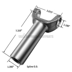 Drive Shaft Transmission Slip Yoke Trans Slip Yoke 1350 Series for Ford Lincoln