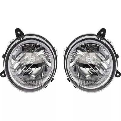 LH & RH Headlight Set with Bulb 5303842AE 5303843AE for 2007-2010 Jeep Compass 2007-2016 Patriot