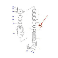 Seal Ring 703-10-98210 for Komatsu Excavator PC200-7-AA PC228US-3E0 PC228US-8