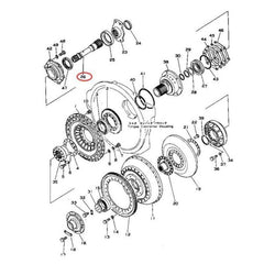 Shaft 154-13-41651 for Komatsu Dozer D85A-18 D85P-18 D85E-18