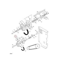 Polia AH146462 para ceifeiras-debulhadoras John Deere 9400-9780 e 9650CTS/STS