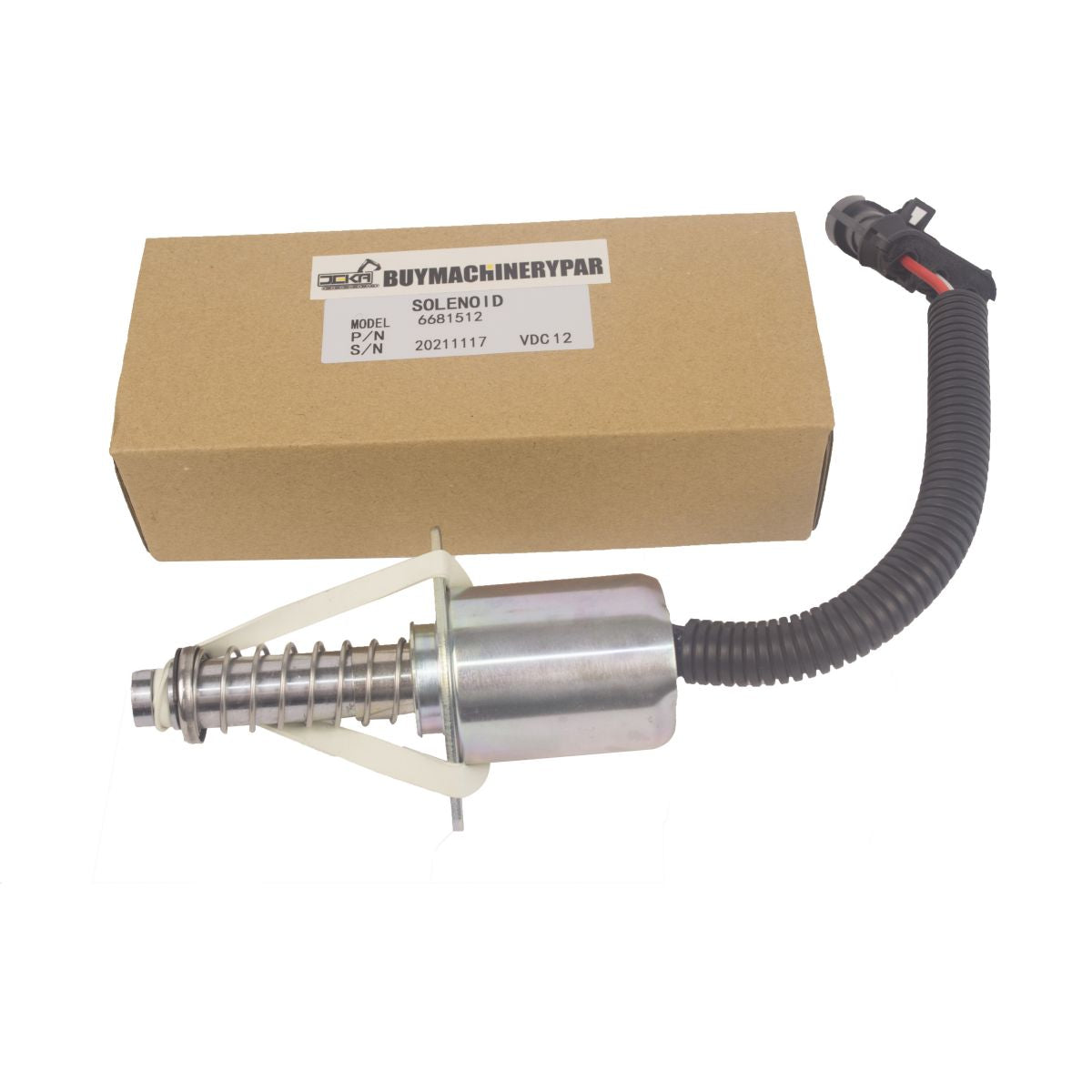 7136559 12V Diesel Shutoff Solenoid Valve 7136559 6681512 for Bobcat A220 S100 ...