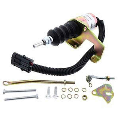 12V Shutdown Solenoid 75366GT for Deutz Engine, Fits Genie S-80 to S-125 Boom Lift