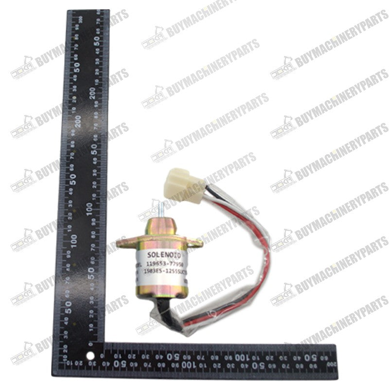 Solenoid 1503ES-12S5SUC5S 119653-77950 for Yanmar Kubota John Deere 4TNV94L-SFN 4TNV106-GGE 3TNE84 R55 R60 - Buymachineryparts