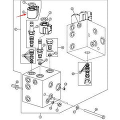 12V Solenoid Coil AT333812 for John Deere 310G-333D Loaders buymachineryparts