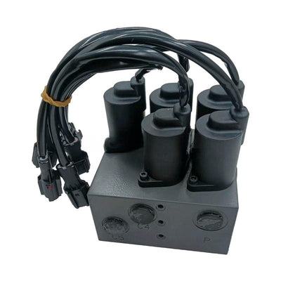 Válvula solenoide KHJ14520 para excavadora CASE CX210B CX240 CX130B CX160B CX300C CX350B CX360B CX470B
