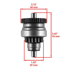 Starter Drive Bendix Reduction Idle Gear Shaft 4WV-15650-02-00 for Yamaha Grizzly 600