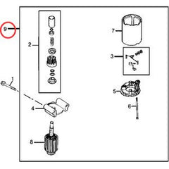Starter Motor AM120729 for John Deere STX30 STX38 STX46 Lawn Tractor