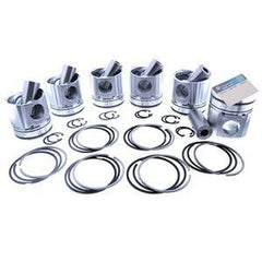 STD Piston Kit with Rings for Mitsubishi S6B Engine Fits Caterpillar CAT E650
