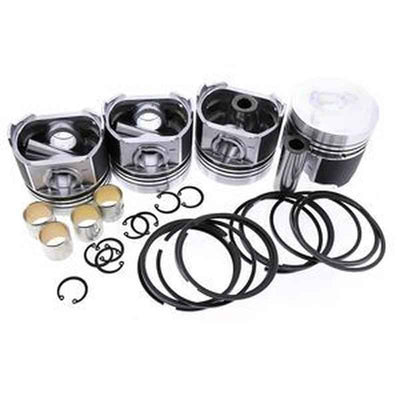 Piston Kit with Ring for Toyota 1DZ-1 1DZ-I Forklift Engine