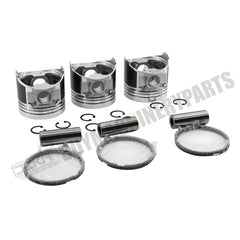 STD Piston Kit with Ring for Yanmar 3TNV76 Engine