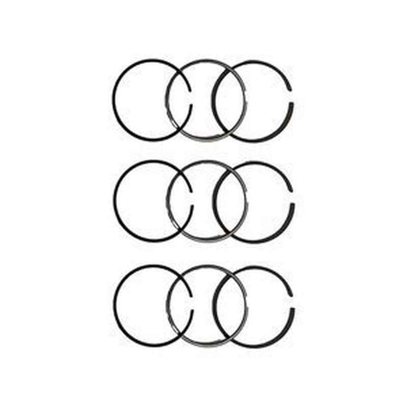 Heavy-Duty Piston Ring YM129590-22510 for Komatsu Engine 3D78